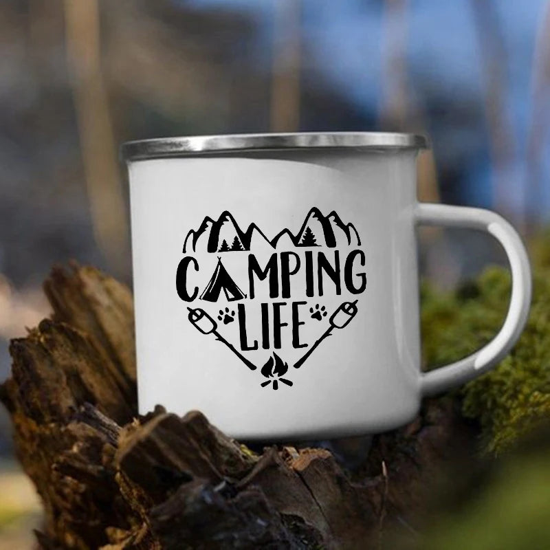 Heart Camping Life Mug