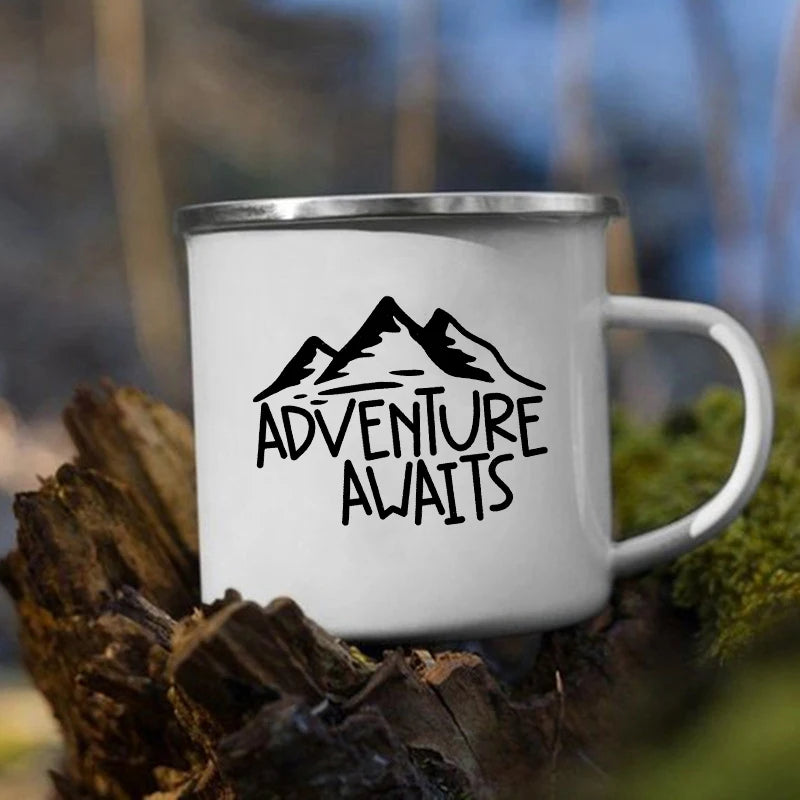 Simple Mountain Adventure Awaits Mug