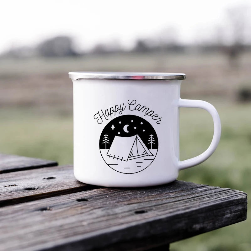 Tent Happy Camper Mug